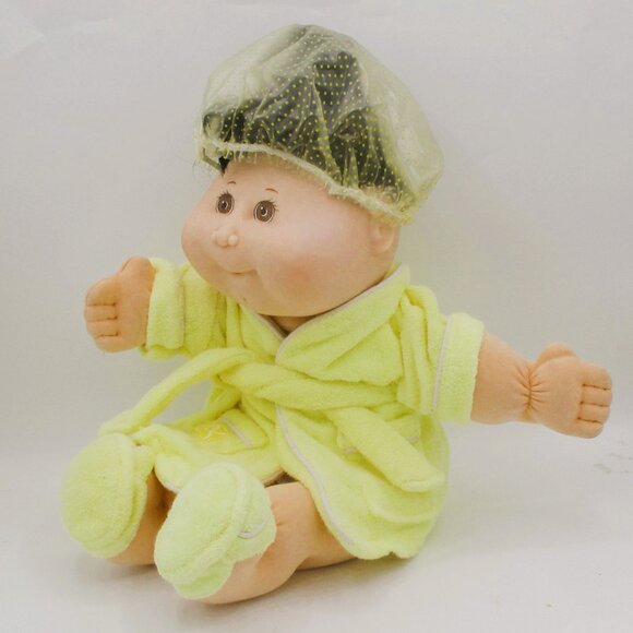 CPK Mattels First Edition 1995 Girl Black Hair 15” brown Eyes Outfit Shoes - Picture 9 of 13